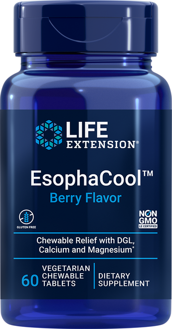 EsophaCool 60 vegetarian chewable tablets