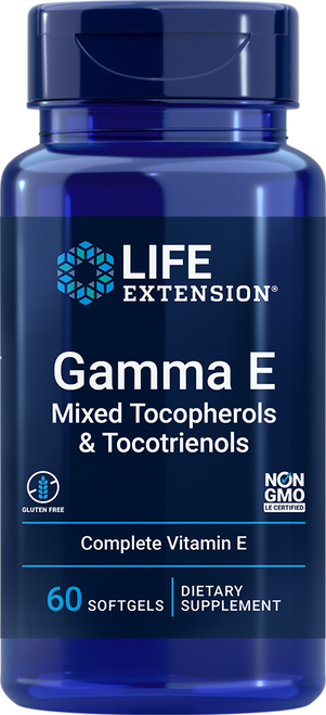 Gamma E Mixed Tocopherols & Tocotrienols 60 softgels
