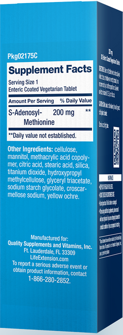 SAMe 200 mg 30 enteric-coated vegetarian tablet
