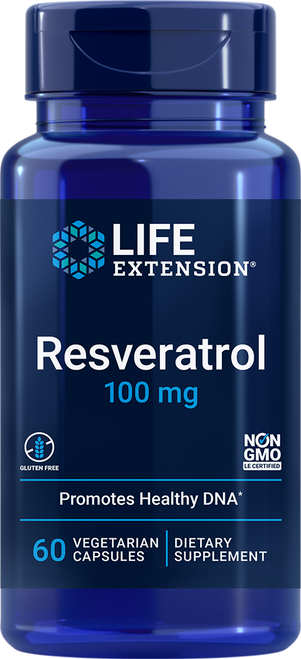 Resveratrol 100 mg 60 vegetarian capsules