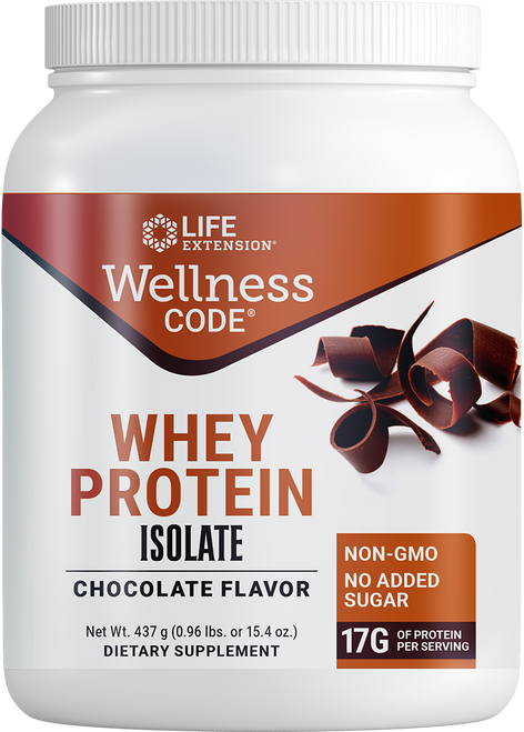 Wellness Code® Whey Protein Isolate (Chocolate) 437 grams