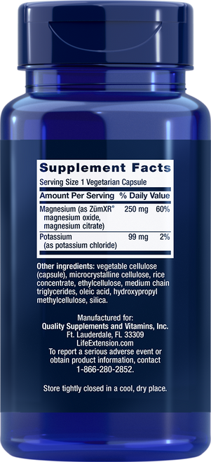 Potassium with Extend-Release Magnesium 60 vegetarian capsules