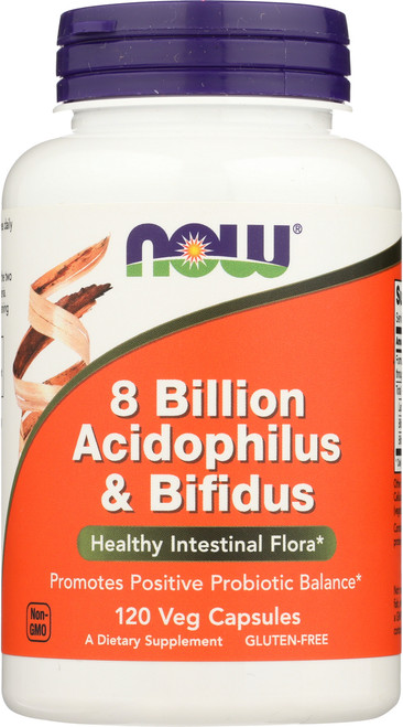 8 Billion Acidophilus & Bifidus - 120 Veg Capsules
