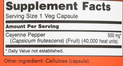 Cayenne 500 mg - 250 Capsules