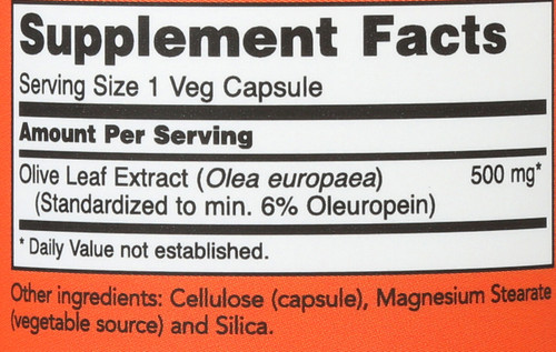 Olive Leaf Extract 500 mg Vegetarian - 60 Vcaps®