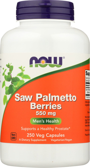 Saw Palmetto Berries 550 mg - 250 Capsules