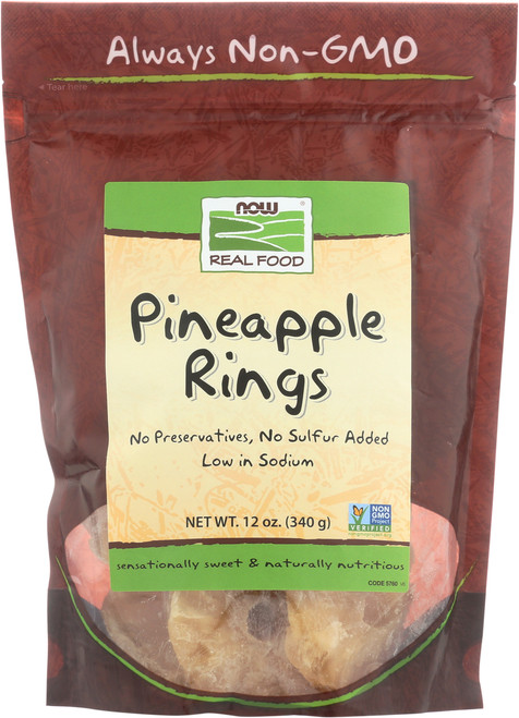 Dried Pineapple Rings - 12 oz