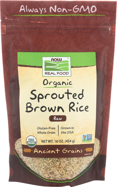 Sprouted Brown Rice - 16 oz.