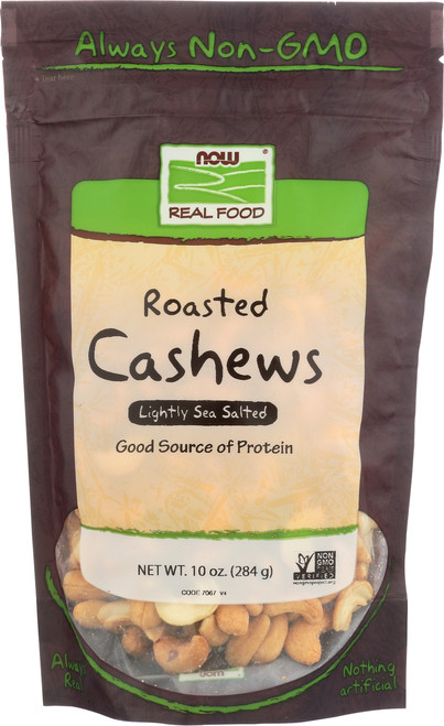 Roasted and Salted Cashews - 10 oz.