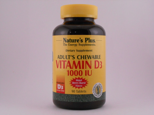 Adult Vitamin D3 1000 IU 90 Chewables