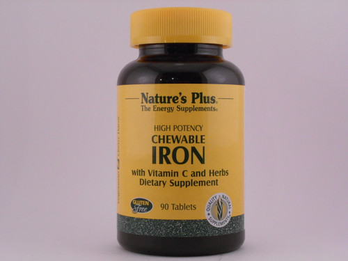 Iron 27mg Herbal 90 Chewables