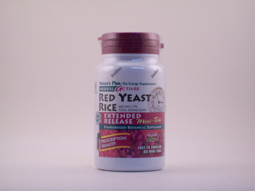 Herbal Actives Extended Release RED Yeast Rice 600mg M/T 60