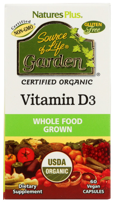 Source of Life Garden Vitamin D3 5000 IU 60 VCaps