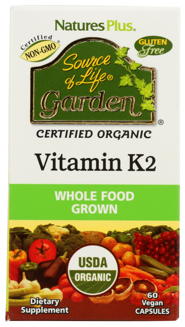 Source of Life Garden Vitamin K2 120mcg 60 VCaps