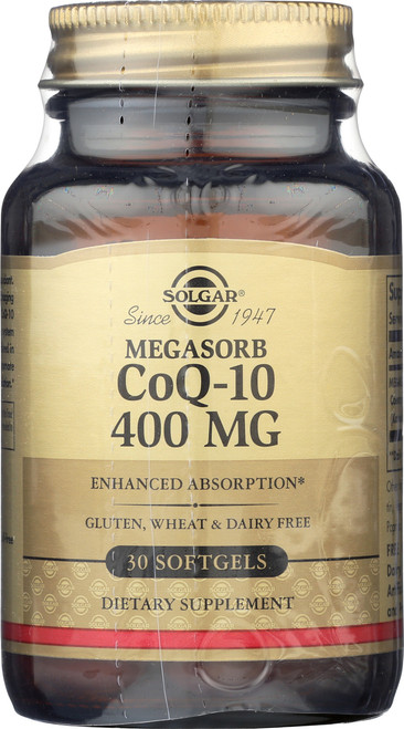 Megasorb CoQ-10 400mg 30 Softgels