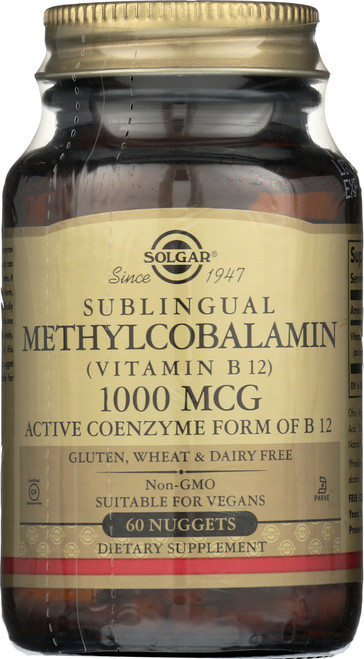 Methylcobalamin Vitamin B12 1000mcg 60 Nuggets