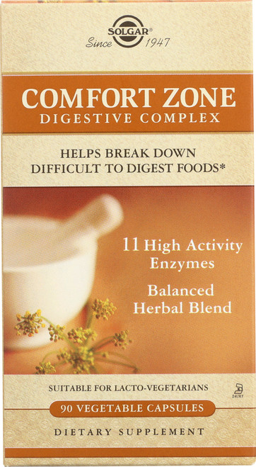 Comfort Zone Digestive Complex 90 Vegetable Capsules