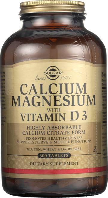 Calcium Magnesium with Vitamin D3 300 Tablets