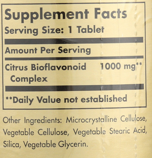 Citrus Bioflavonoid Complex 1000mg 100 Tablets