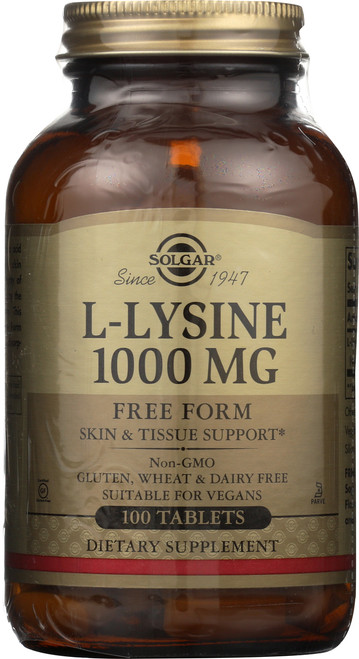 L-Lysine 1000mg 100 Tablets