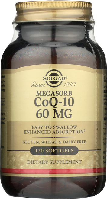 Megasorb CoQ-10 60mg 120 Softgels