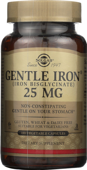 Gentle Iron 180 Vegetable Capsules**