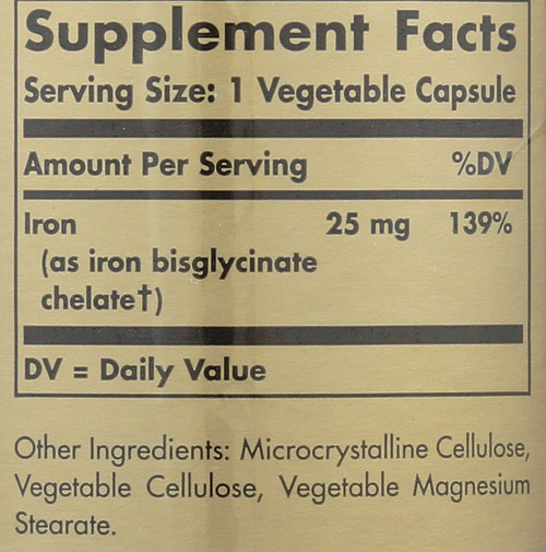 Gentle Iron 180 Vegetable Capsules**