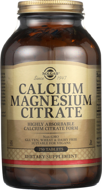 Calcium Magnesium Citrate 250 Tablets