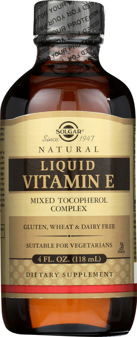 Liquid Vitamin E without dropper 4 oz