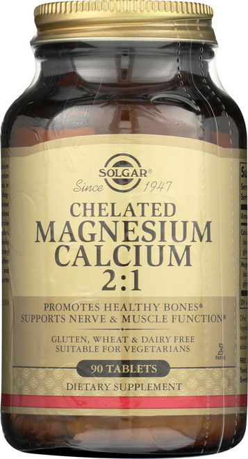 Chelated Magnesium Calcium 2:1 90 Tablets**