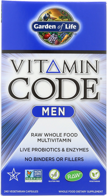 Vitamin Code Men's Multi  240 Capsules