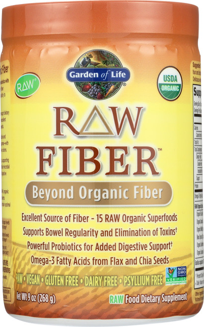 Raw Organic Fiber 268g Powder