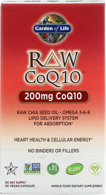 Raw CoQ10 60 Capsules