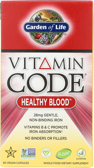 Vitamin Code Healthy Blood 60 Capsules