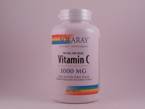 Vitamin C, Two Stage, Timed Release 1000 mg 250 Tablets