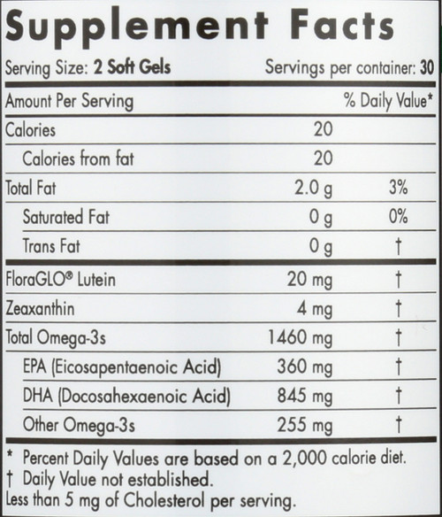 OMEGA VISION - 1000 MG - 60 COUNT - 60 COUNT