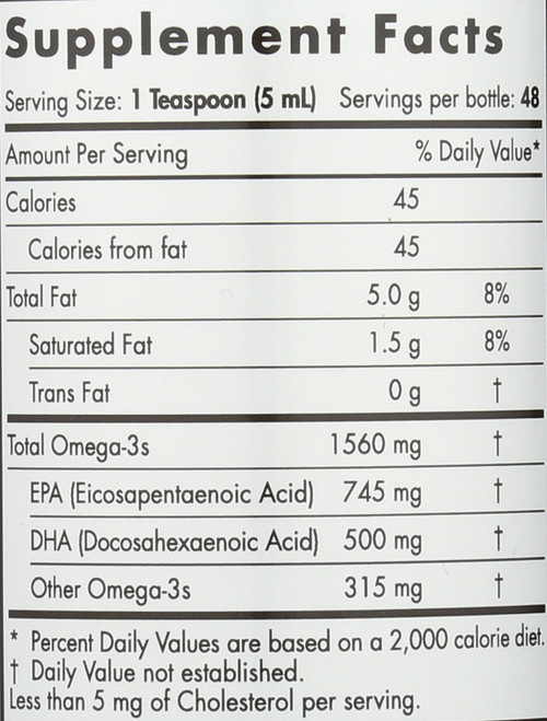 OMEGA-3 - LEMON - 8 FL OZ - 237ML