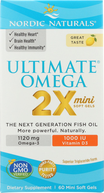 Nordic Naturals ULTIMATE OMEGA 2X MINI WITH D3