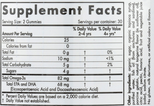 NORDIC OMEGA-3 GUMMIES - 82 MG OMEGA-3 - 60 GUMMIES