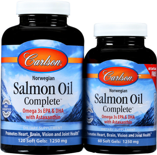 Salmon Oil - 180 + 50 - 180 Soft Gel