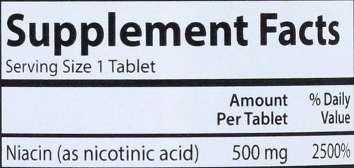 Vitamin B - Timed-Release Niacin - 100 Tablet