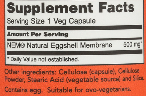 Natural Eggshell Membrane(R) 500 Mg 60 Capsules