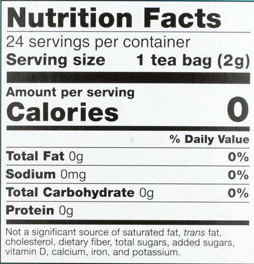 Peppermint Tea Bags Organic 24 Tea Bags - 1.7OZ