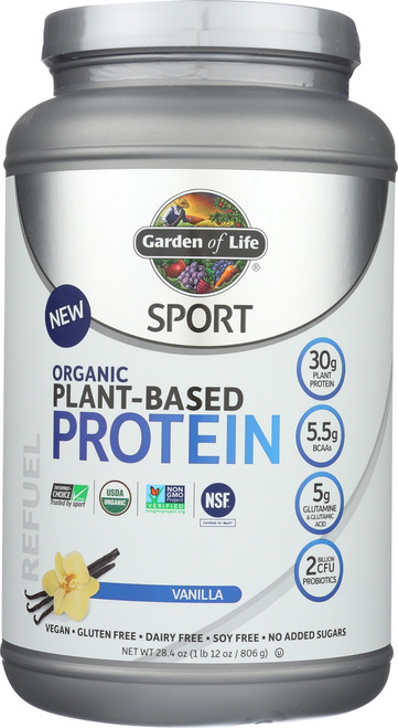 Sport Organic Protein - Vanilla 806G Powder