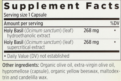 Holy Basil Force 120 Vegetarian Capsules