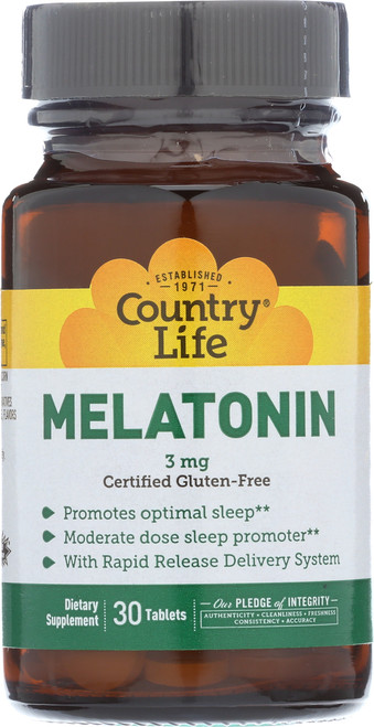 Melatonin 3 Mg Rapid Release 30 Tablets