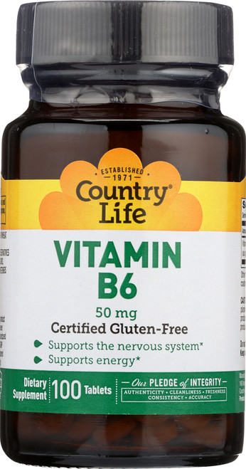 Vitamin B-6 50 Mg 100 Tablets