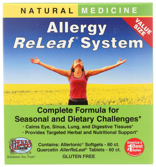 Allergy Releaf® System Softgel/Tablet Kit 60 Allertonic® Softgels 60 ...