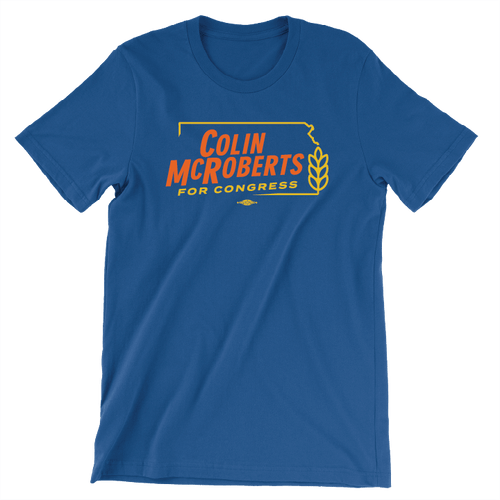 Colin McRoberts (Unisex Royal Blue Tee)