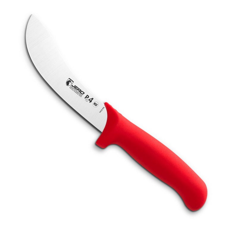 JERO P4 6" Beef Skinning Knife, Red
